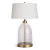 GLASS DOME TABLE LAMP, NB