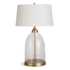 GLASS DOME TABLE LAMP, NB