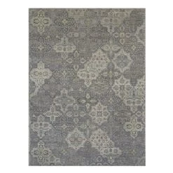 MISHAN RUG, BL/LAV 8X10