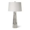 GLASS STAR TABLE LAMP, MERCURY
