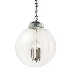 GLOBE PENDENT, POL NICKEL