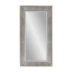 BEADED WALL MIRROR, 28X46