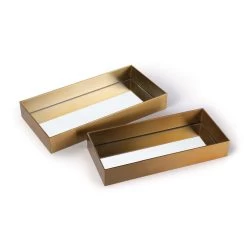 RECTANGLE METAL TRAY SET, NB