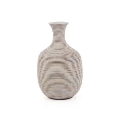COLOMBO RIBBED VASE - 9.5