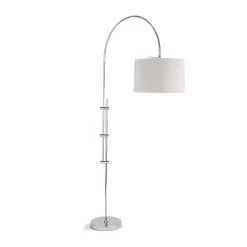 ARC FLOOR LAMP, POL NICKEL