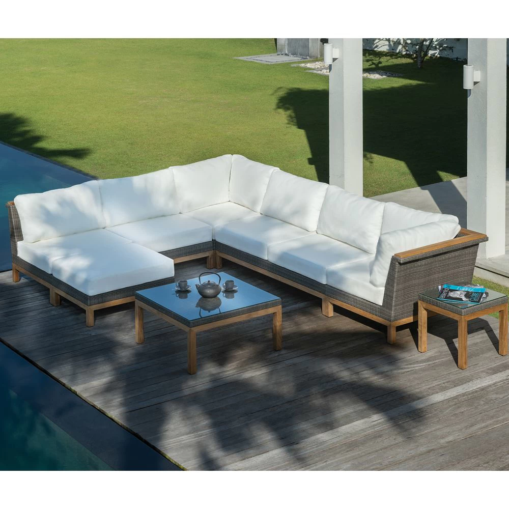 AZORES SECT'NL ARMLESS SETTEE - Image 2