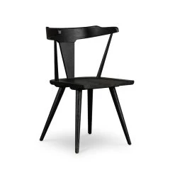 RIPLEY DINING CHAIR, BLACK