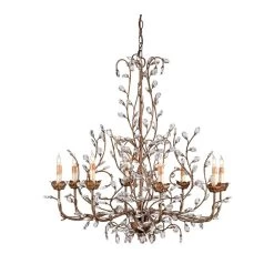 CRYSTAL BUD CHANDELIER, LG