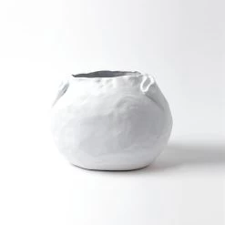 PETALE VASE MATTE WHITE, MED