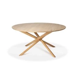 MIKADO ROUND DINING TABLE, OAK