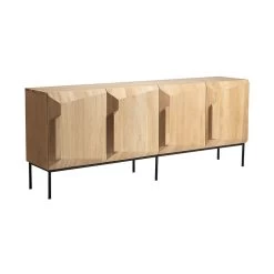 STAIRS SIDEBOARD 4D, OAK