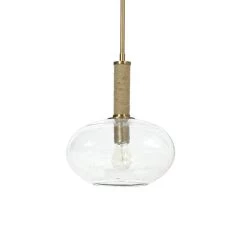 BRONSON GLASS PENDANT, WIDE
