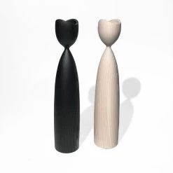 BLACKBIRD BLK CANDLEHOLDER,TL