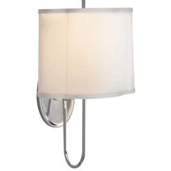 SIMPLE SCALLOP WALL SCONCE, SS