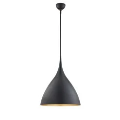 AGNES MEDIUM PENDANT, BLACK