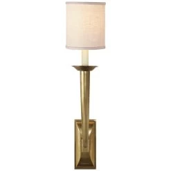 FRENCH DECO HORN SCONCE