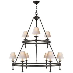 CLASSIC 2-TIER RING CHAND, BZ