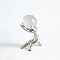 HANDS ON SPHERE HOLDER SM, SIL