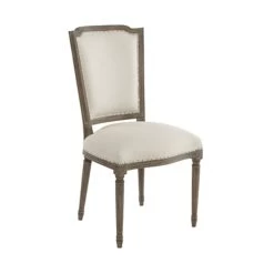 ETHAN DINING CHAIR, BURN. OAK
