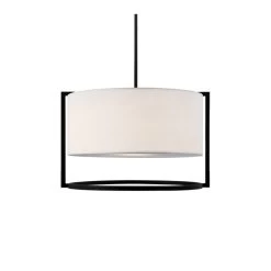 NAGASHI PENDANT LG, DK GY/WHT