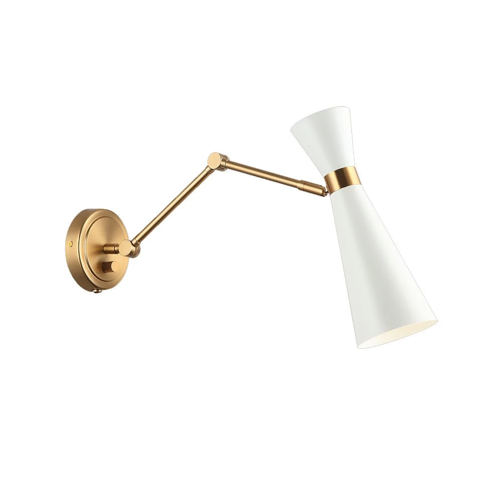BLAZE EXT WALL SCONCE, AG/WHT