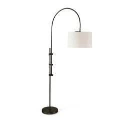 ARC FLOOR LAMP, BRONZE