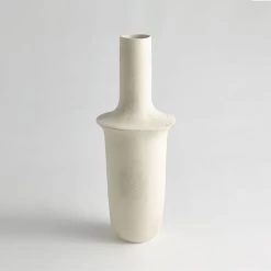 FLADIS VASE TALL, MATTE CREAM
