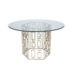 JACKSON 48" SLVR LF DINING TBL