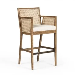 ANTONIA CANE BAR STOOL, TOASTD