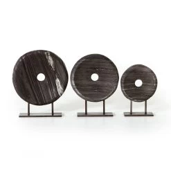LINDEN ROUND SCULPTURES S/3