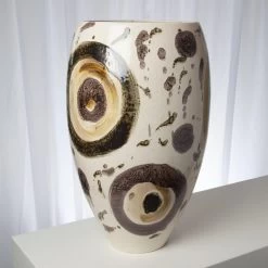 EARTHTONE SPOTS VASE