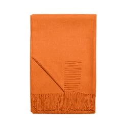 PARIS ALPACA THROW, ORANGE