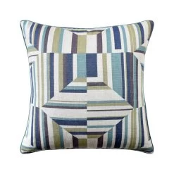 CUBISM PILLOW, 20X20, PLUM