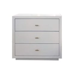BRETON 3-DRAWER NIGHTSTAND, CG