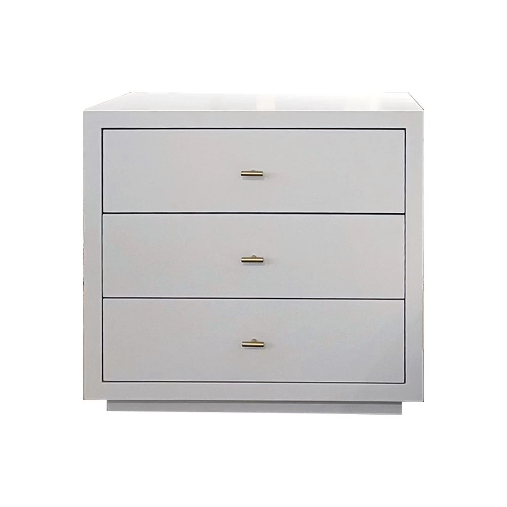 BRETON 3-DRAWER NIGHTSTAND, CG