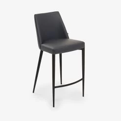 BIANCA COUNTER STOOL, BLACK