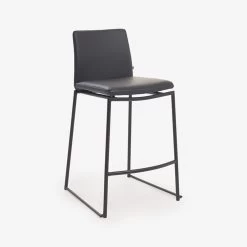 ZIA COUNTER STOOL, BLACK