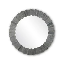 DARIO ROUND GRAY MIRROR