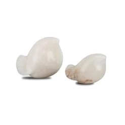 SARAS ALABASTER BIRD, SET OF 2