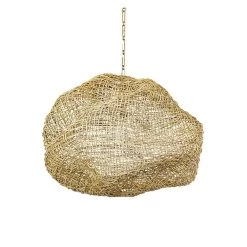 ANDORRA WICKER PENDANT, NAT MD